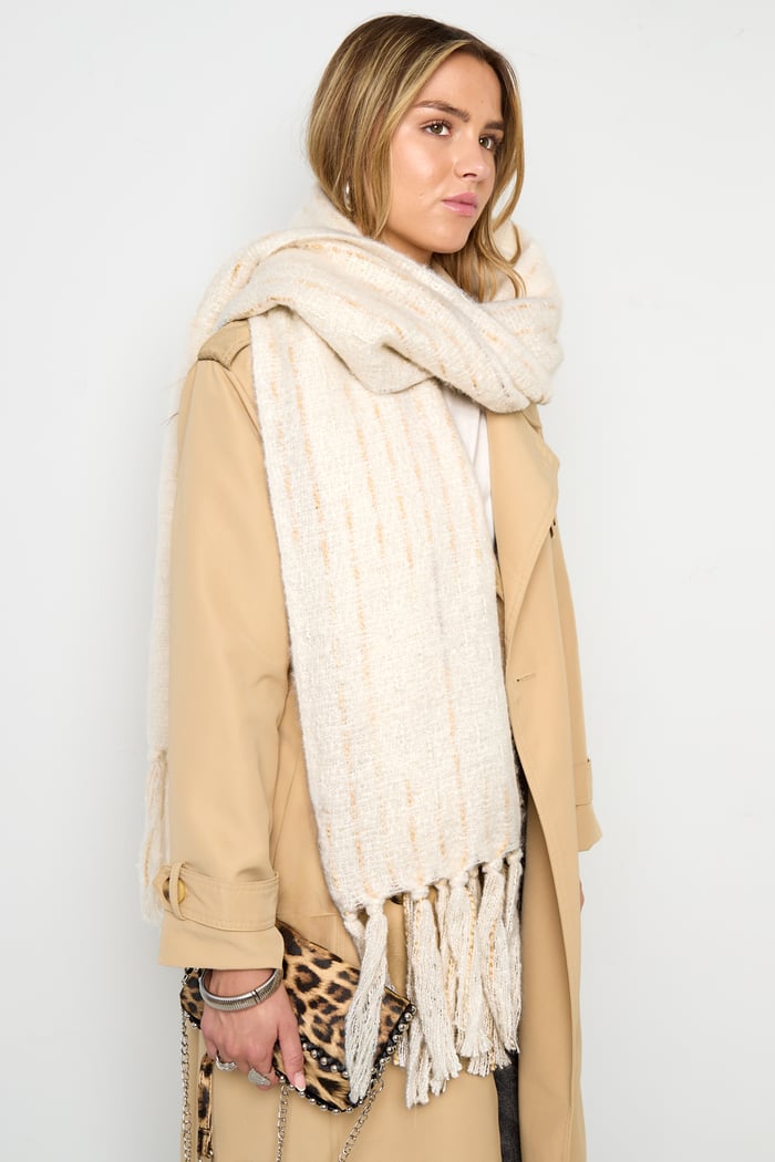 Winterschals Streifen Casual Polyester Täglich Accessoires h5Bild3